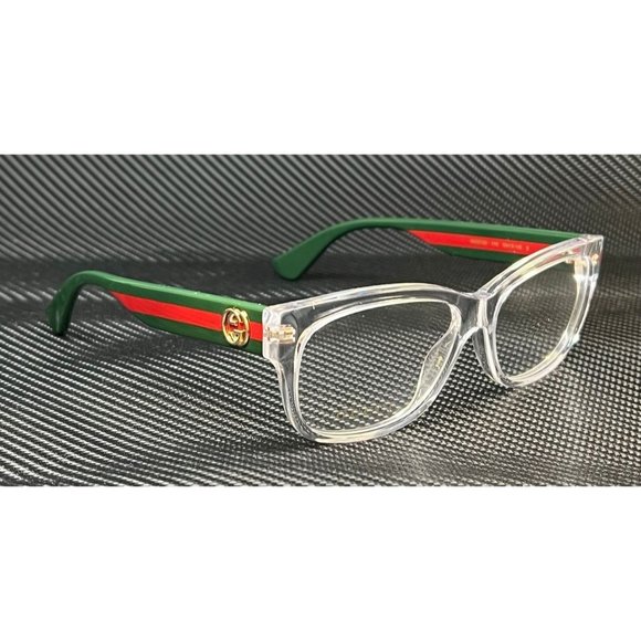 Gucci Clear Stripe Women's 55mm Eyeglasses - Picture 3 of 5